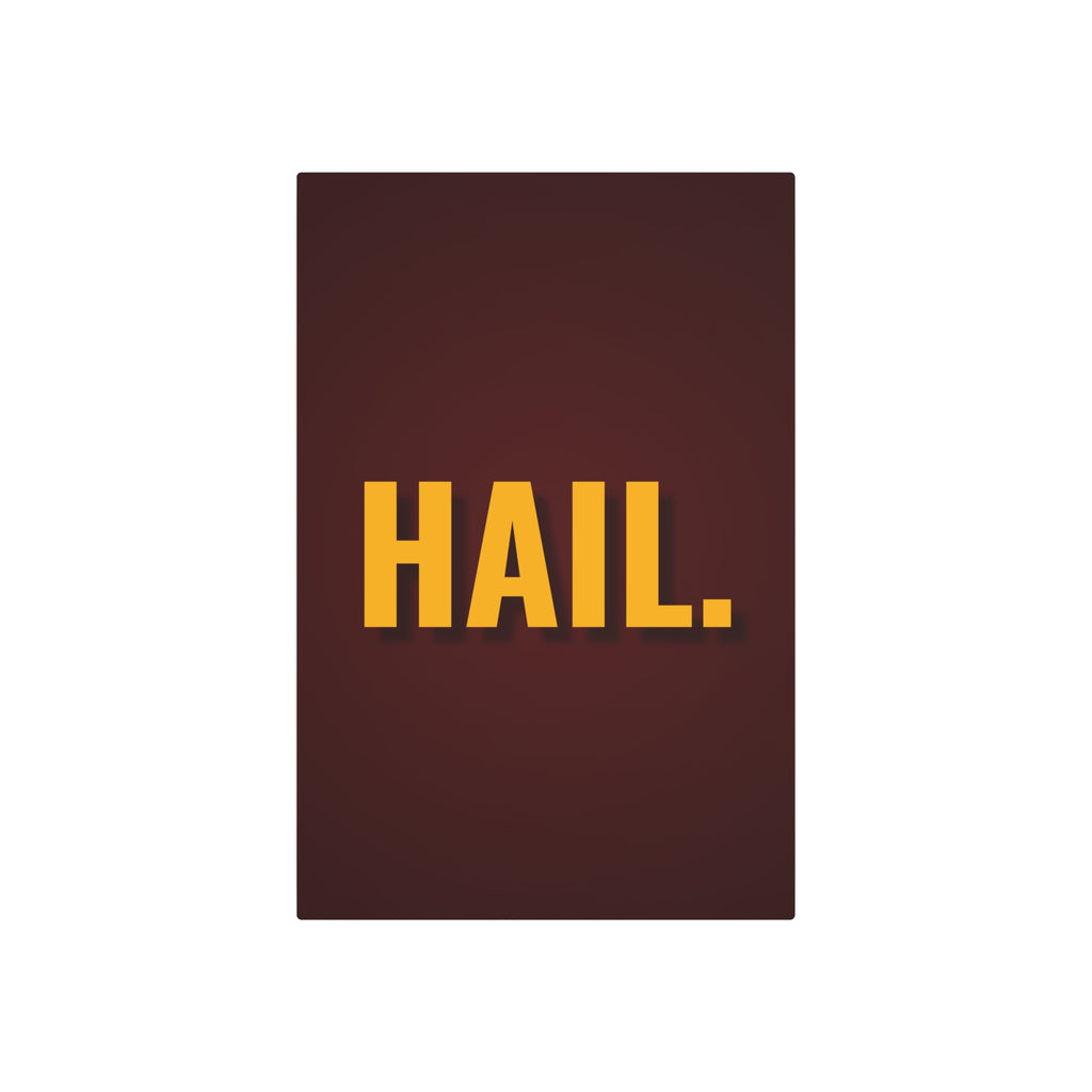 Washington Commanders Wall Art – Minimalist Metal