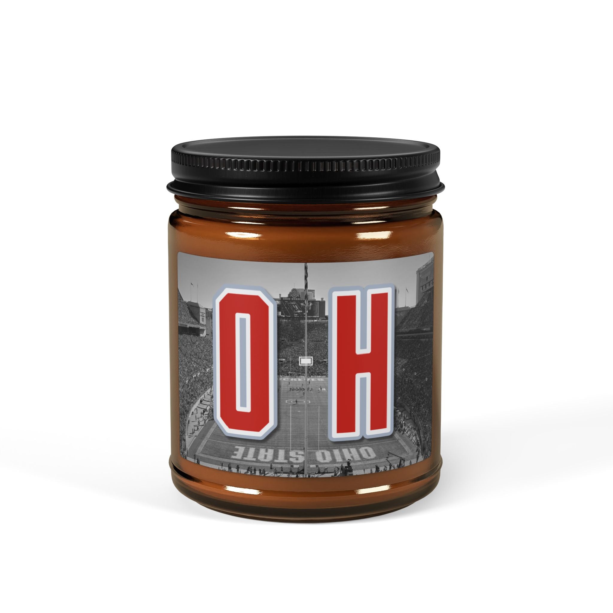 Ohio State Soy Candle | Buckeye Team Spirit Home Fragrance