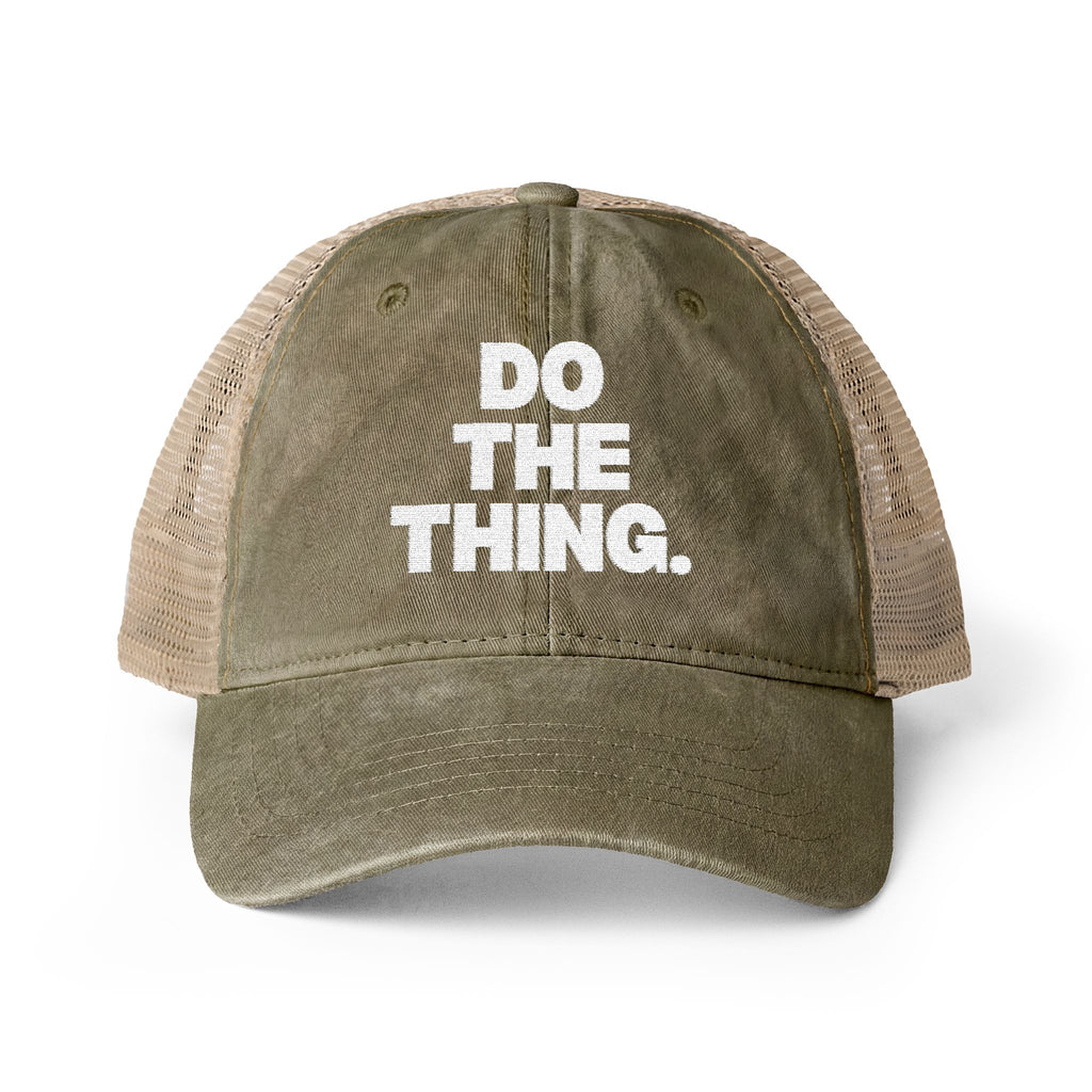 Women's Washed Mesh-Back Cap