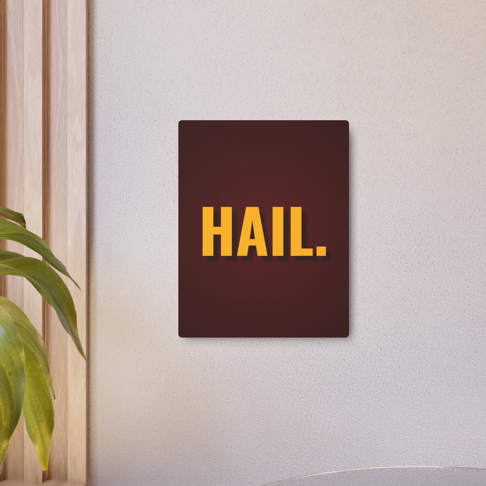 Washington Commanders Wall Art – Minimalist Metal Sign, NFL Football Decor, Fan & Man Cave Gift