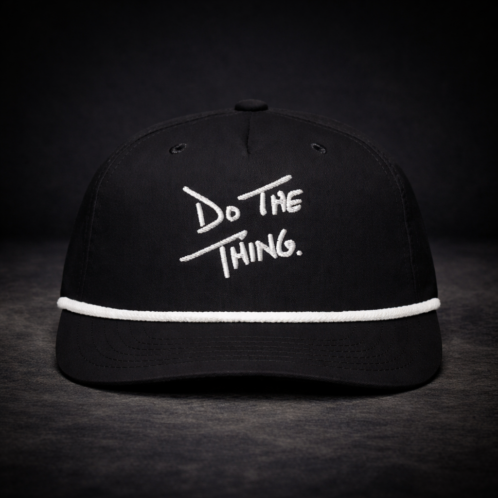 "Do The Thing" Snapback Hat – Premium Rope Cap