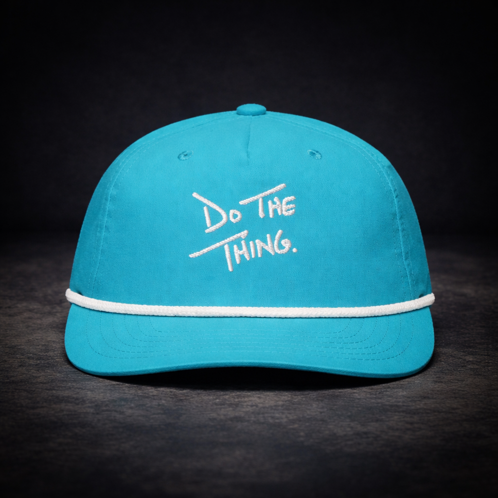 "Do The Thing" Snapback Hat – Premium Rope Cap