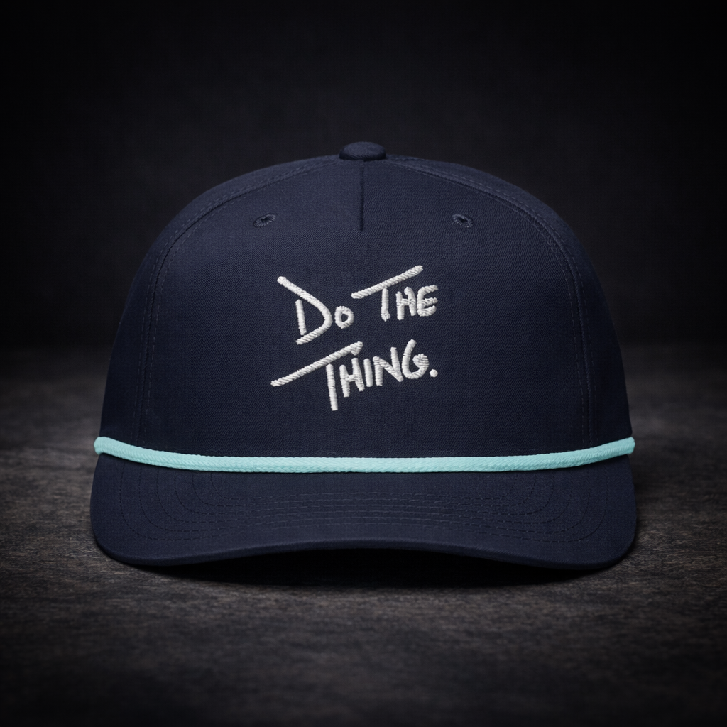 "Do The Thing" Snapback Hat – Premium Rope Cap
